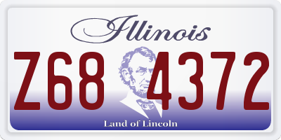 IL license plate Z684372