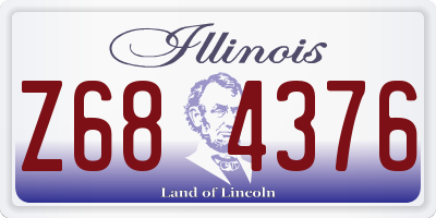 IL license plate Z684376