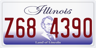 IL license plate Z684390