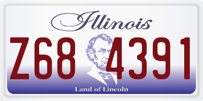IL license plate Z684391