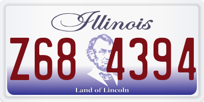 IL license plate Z684394