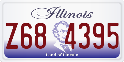 IL license plate Z684395