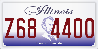 IL license plate Z684400