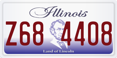 IL license plate Z684408