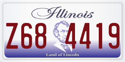 IL license plate Z684419
