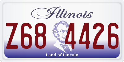 IL license plate Z684426