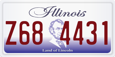 IL license plate Z684431