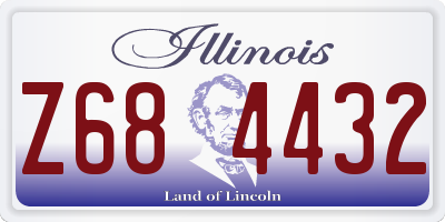 IL license plate Z684432