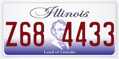 IL license plate Z684433