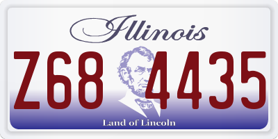 IL license plate Z684435