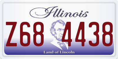 IL license plate Z684438