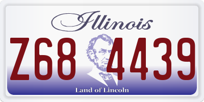 IL license plate Z684439
