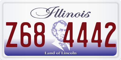 IL license plate Z684442