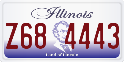 IL license plate Z684443