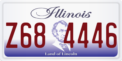 IL license plate Z684446