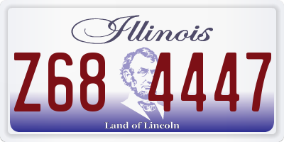 IL license plate Z684447