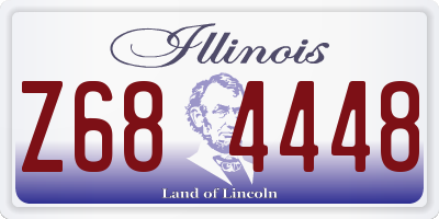 IL license plate Z684448