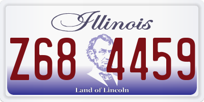 IL license plate Z684459