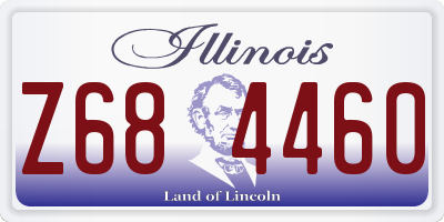 IL license plate Z684460