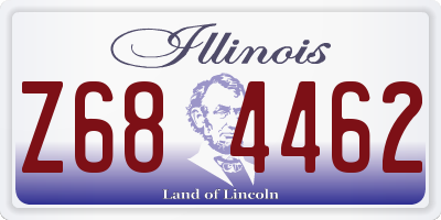 IL license plate Z684462