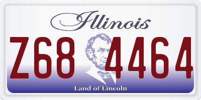 IL license plate Z684464
