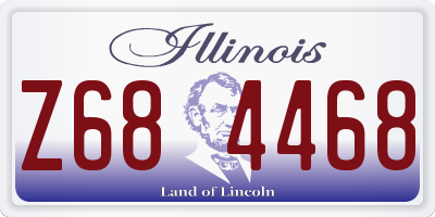 IL license plate Z684468