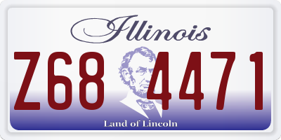 IL license plate Z684471