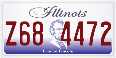 IL license plate Z684472