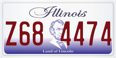 IL license plate Z684474