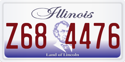 IL license plate Z684476