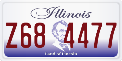 IL license plate Z684477