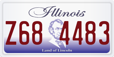 IL license plate Z684483