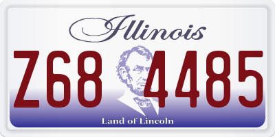 IL license plate Z684485