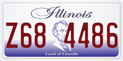 IL license plate Z684486