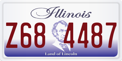 IL license plate Z684487