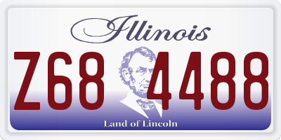 IL license plate Z684488