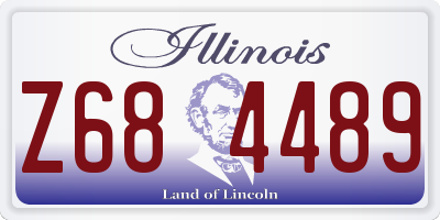 IL license plate Z684489