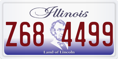 IL license plate Z684499
