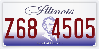 IL license plate Z684505