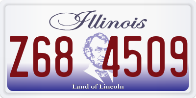IL license plate Z684509