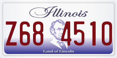 IL license plate Z684510