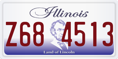 IL license plate Z684513