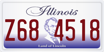 IL license plate Z684518