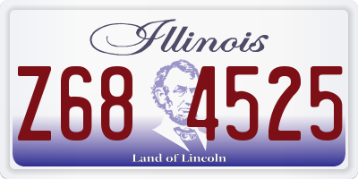 IL license plate Z684525