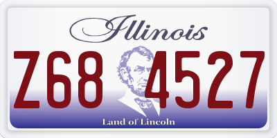 IL license plate Z684527