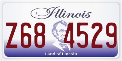 IL license plate Z684529