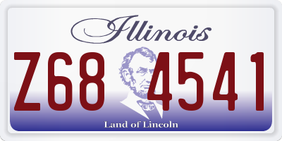 IL license plate Z684541