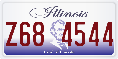 IL license plate Z684544