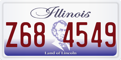 IL license plate Z684549