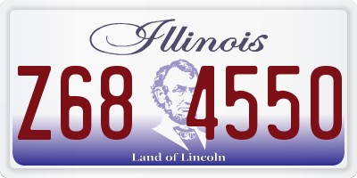 IL license plate Z684550
